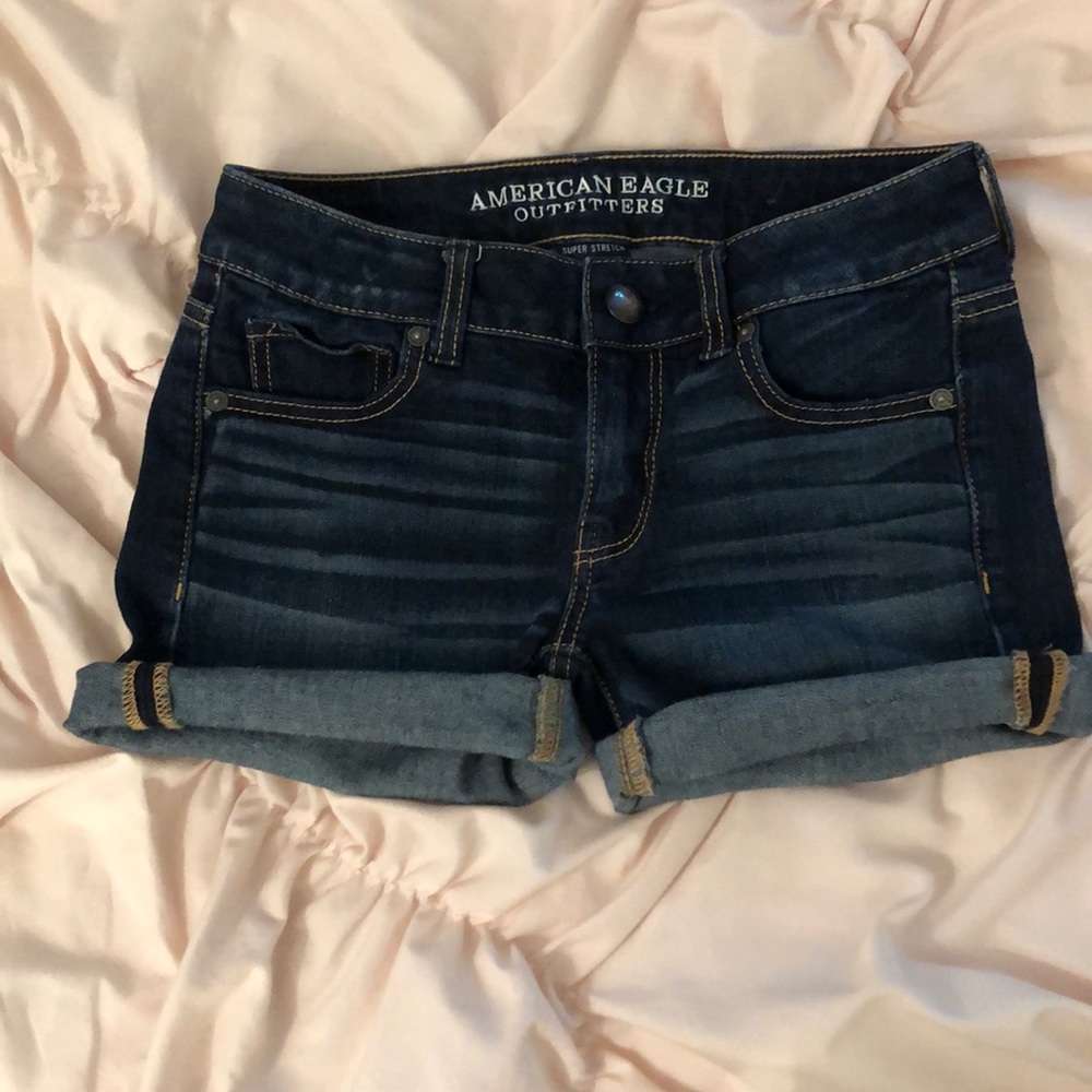 American Eagle jean shorts size 0